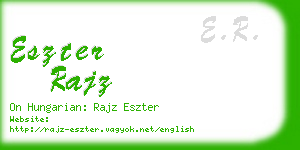 eszter rajz business card